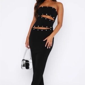 White Fox Boutique Black Maxi Dress